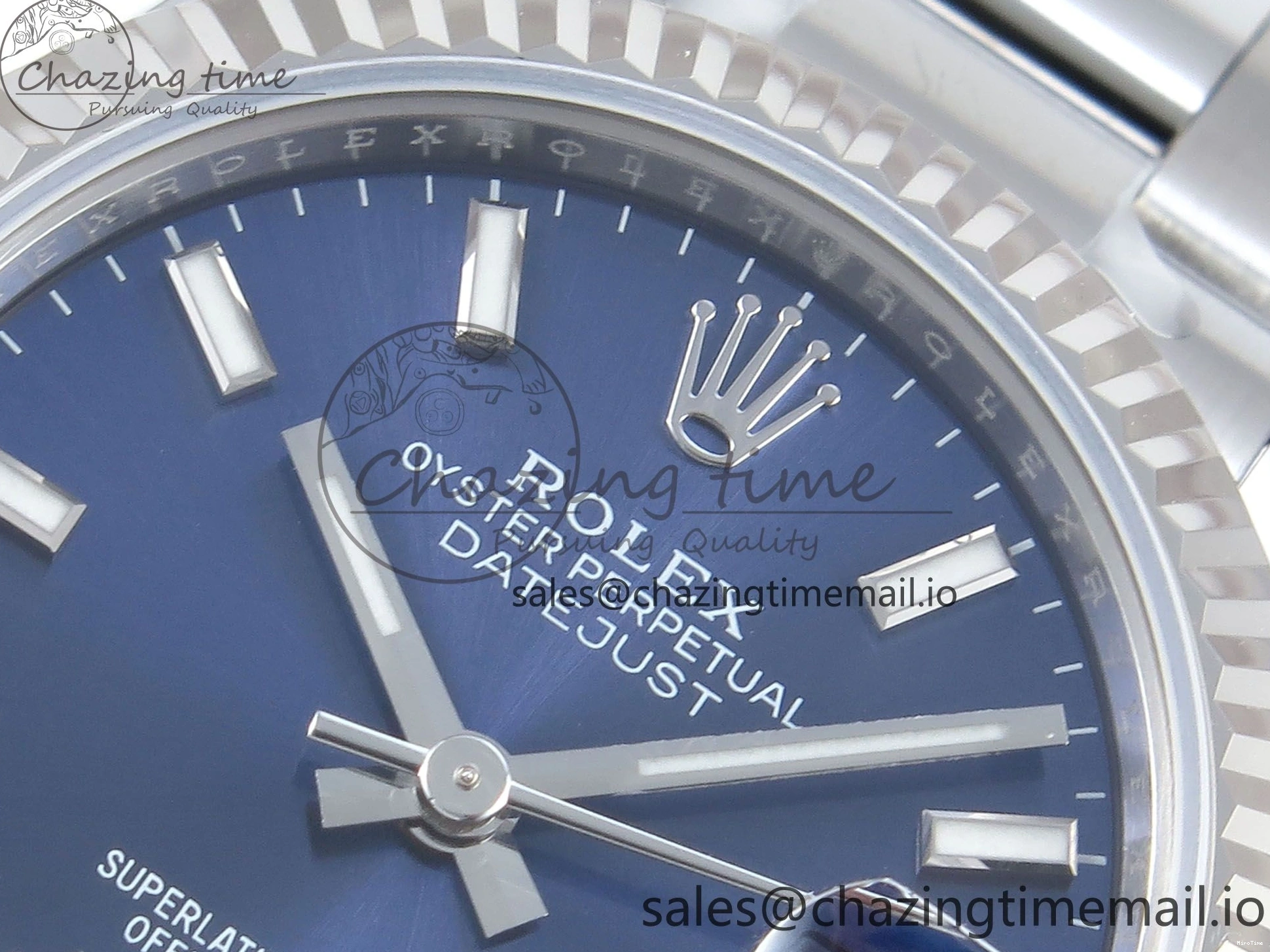MiroTime 0417 DateJust 31 278274 ARF 1:1 Best Edition 904L Steel Blue Dial Stick Marker on SS Oyster Bracelet ETA MultiPurpose 554